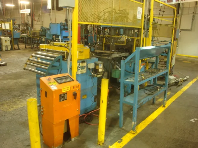 Photo #30 of DUE TO CLOSING OF MAJOR TIER ONE AUTOMOTIVE SUPPLIER: MUFFLER MANUFACTURING EQUIPMENT, MILLING MACHINES, BENDERS, WIRE FORMING, PRESSES, SERVO FEEDS, FAB & MACHINE SHOP EQUIPMENT, PACKAGING & MUCH MORE