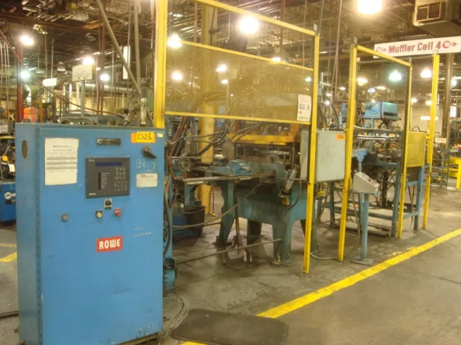 Photo #32 of DUE TO CLOSING OF MAJOR TIER ONE AUTOMOTIVE SUPPLIER: MUFFLER MANUFACTURING EQUIPMENT, MILLING MACHINES, BENDERS, WIRE FORMING, PRESSES, SERVO FEEDS, FAB & MACHINE SHOP EQUIPMENT, PACKAGING & MUCH MORE