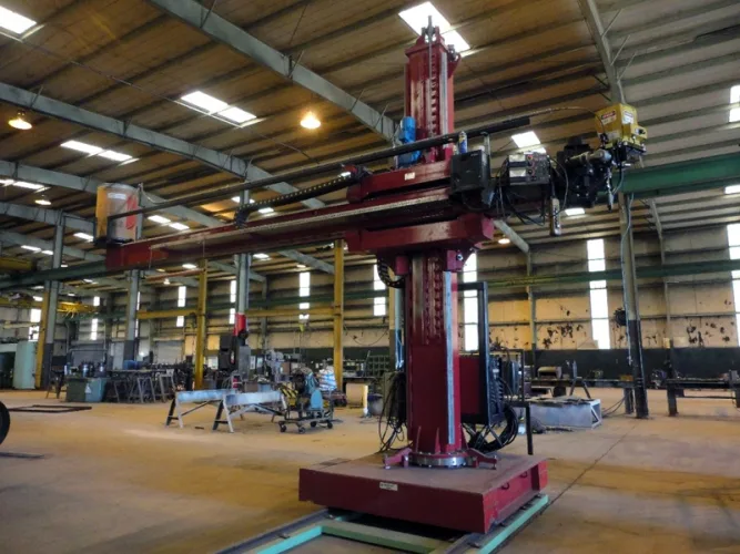 Photo #7 of THE FORMER ASSETS OF DIXIE SOUTHERN ARKANSAS, LLC, HEAVY FABRICATING FACILITY INCLUDING: LATE MODEL ROUNDO PLATE AND ANGLE ROLLS, FABRICATING MACHINERY, ROUGH TERRAIN CRANES & MORE