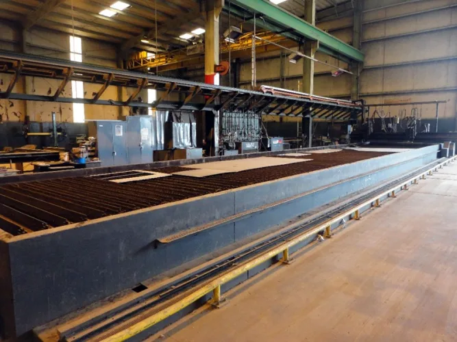 Photo #25 of THE FORMER ASSETS OF DIXIE SOUTHERN ARKANSAS, LLC, HEAVY FABRICATING FACILITY INCLUDING: LATE MODEL ROUNDO PLATE AND ANGLE ROLLS, FABRICATING MACHINERY, ROUGH TERRAIN CRANES & MORE