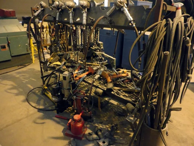 Photo #48 of THE FORMER ASSETS OF DIXIE SOUTHERN ARKANSAS, LLC, HEAVY FABRICATING FACILITY INCLUDING: LATE MODEL ROUNDO PLATE AND ANGLE ROLLS, FABRICATING MACHINERY, ROUGH TERRAIN CRANES & MORE