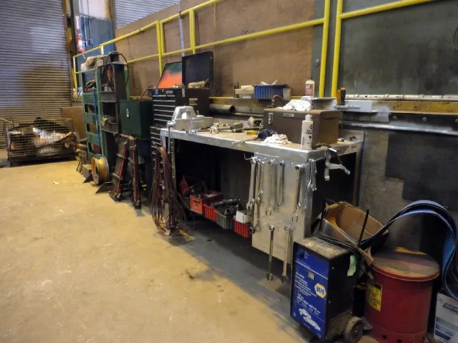 Photo #185 of THE FORMER ASSETS OF DIXIE SOUTHERN ARKANSAS, LLC, HEAVY FABRICATING FACILITY INCLUDING: LATE MODEL ROUNDO PLATE AND ANGLE ROLLS, FABRICATING MACHINERY, ROUGH TERRAIN CRANES & MORE