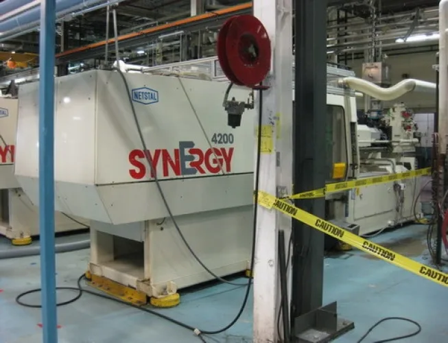 Photo #1 of SURPLUS TO THE ONGOING OPERATIONS OF CLOSURE SYSTEMS INTERNATIONAL: COMPLETE CLOSURE OF 160,000 SQ FT PRODUCTION FACILITY - (25) INJECTION MOLDING MACHINES FROM HUSKY, NISSEI, NETSTAL, FERROMATIK, CONVEYORS, METAL FABRICATING & MORE