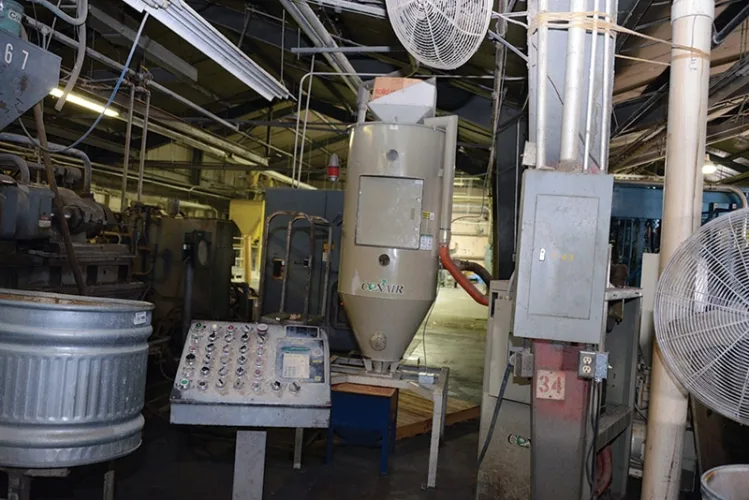 Photo #202 of HUGE 2 DAY AUCTION - DAY 1: SANDERSON PLUMBING PRODUCTS, INC. AKA BENEKE MAGNOLIA - 360,000 SQ. FT. TOILET SEAT MANUFACTURER INCLUDING PRODUCT LINE AND INTANGIBLES, PLASTIC INJECTION MOLDING, COMPRESSION MOLDING, MODERN BLENDING & GRINDING SYSTEM & MUCH
