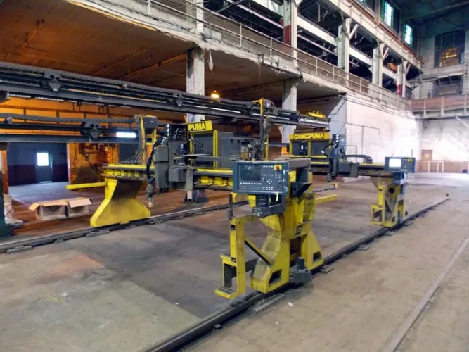 Photo #9 of SURPLUS ASSETS TO ONGOING OPERATIONS OF SABRE TUBULAR STRUCTURES: HEAVY FABRICATING EQUIPMENT INCLUDING: 2007 PEDDINGHAUS PLATE FABRICATOR, HYD-MECH SAW, BRIDGE CRANES, WELDING, SHOP & SUPPORT EQUIPMENT