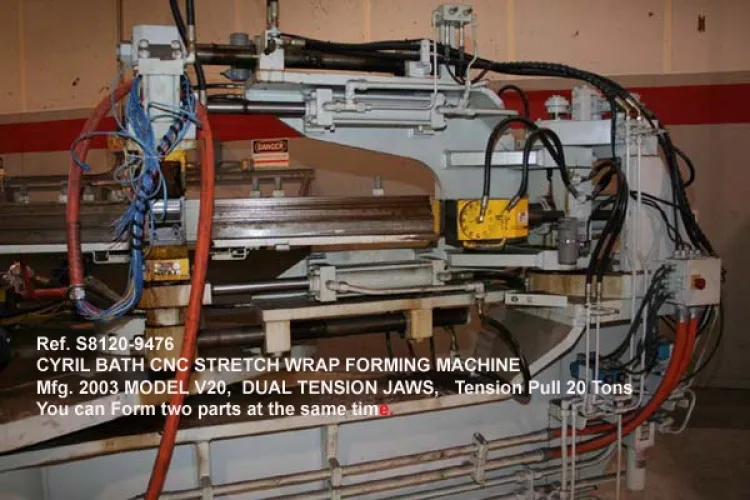 Photo #4 of STRETCH WRAP FORMING PRESS SALE