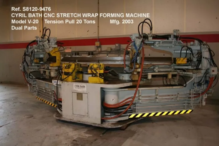 Photo #8 of STRETCH WRAP FORMING PRESS SALE