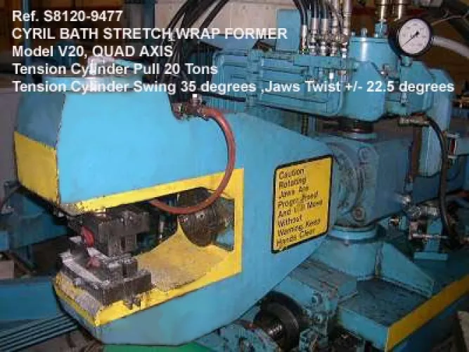 Photo #16 of STRETCH WRAP FORMING PRESS SALE