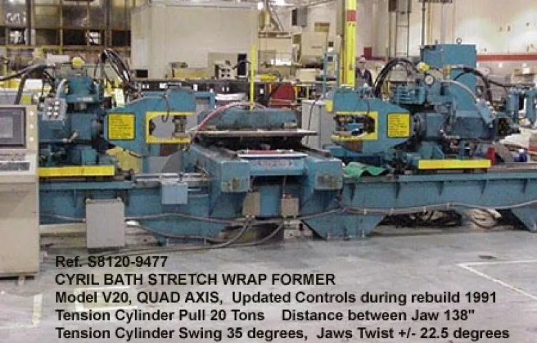 Photo #22 of STRETCH WRAP FORMING PRESS SALE