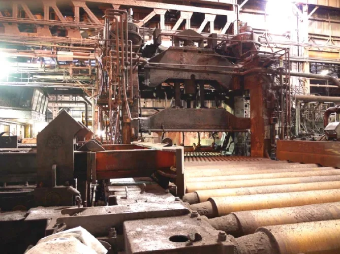 Photo #3 of EVRAZ CLAYMONT STEEL - COMPLETE 500,000TPY 160" STEEL PLATE MELTING, SLAB CASTING & PLATE ROLLING FACILITY - DAY# 1