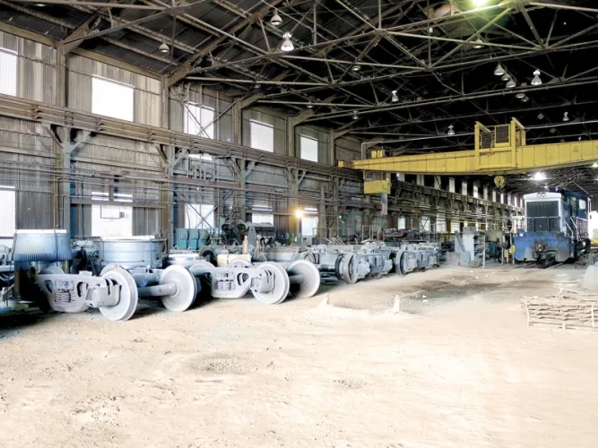 Photo #16 of EVRAZ CLAYMONT STEEL - COMPLETE 500,000TPY 160" STEEL PLATE MELTING, SLAB CASTING & PLATE ROLLING FACILITY - DAY# 1