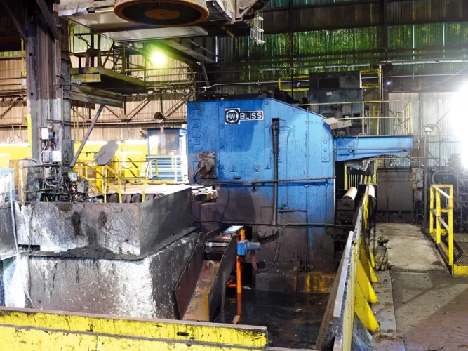 Photo #23 of EVRAZ CLAYMONT STEEL - COMPLETE 500,000TPY 160" STEEL PLATE MELTING, SLAB CASTING & PLATE ROLLING FACILITY - DAY# 1