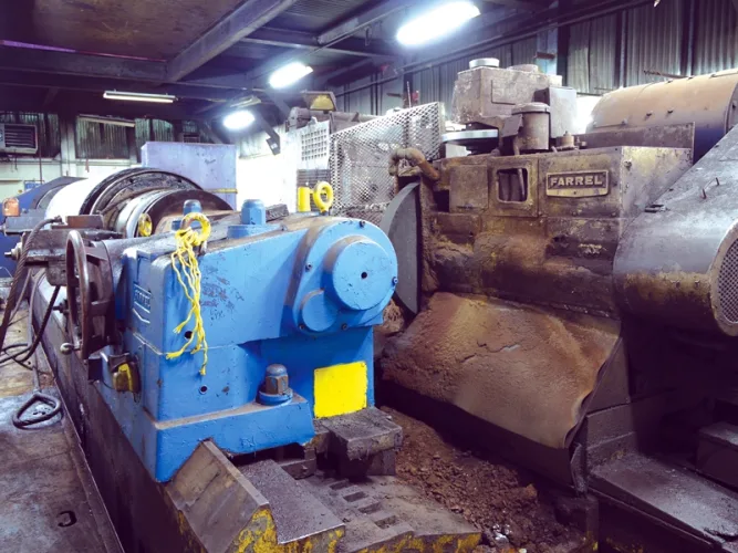 Photo #26 of EVRAZ CLAYMONT STEEL - COMPLETE 500,000TPY 160" STEEL PLATE MELTING, SLAB CASTING & PLATE ROLLING FACILITY - DAY# 1