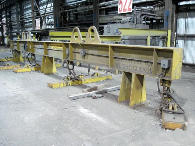 Photo #64 of EVRAZ CLAYMONT STEEL - COMPLETE 500,000TPY 160" STEEL PLATE MELTING, SLAB CASTING & PLATE ROLLING FACILITY - DAY# 1