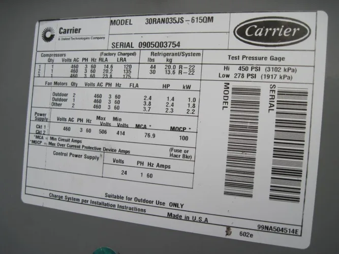 Photo #4 of EXTREMELY LATE MODEL MEDICAL FACILITY ASSETS, FEATURING: 500KW CAT GENERATOR, SIEMENS WATER FILTRATION SYSTEMS, EVAPCO & CARRIER TOWERS & CHILLERS, AIR COMPRESSORS, BOILERS, OVENS, FREEZERS, STRETCH WRAPPER & MORE.