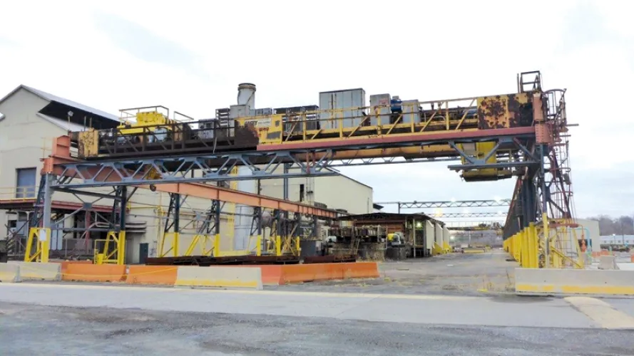 Photo #2 of EVRAZ CLAYMONT STEEL - COMPLETE 500,000TPY 160" STEEL PLATE MELTING, SLAB CASTING & PLATE ROLLING FACILITY - DAY #2