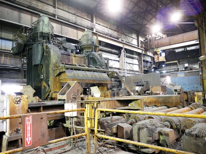 Photo #7 of EVRAZ CLAYMONT STEEL - COMPLETE 500,000TPY 160" STEEL PLATE MELTING, SLAB CASTING & PLATE ROLLING FACILITY - DAY #2