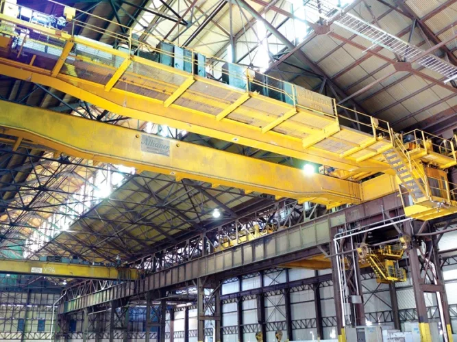 Photo #13 of EVRAZ CLAYMONT STEEL - COMPLETE 500,000TPY 160" STEEL PLATE MELTING, SLAB CASTING & PLATE ROLLING FACILITY - DAY #2