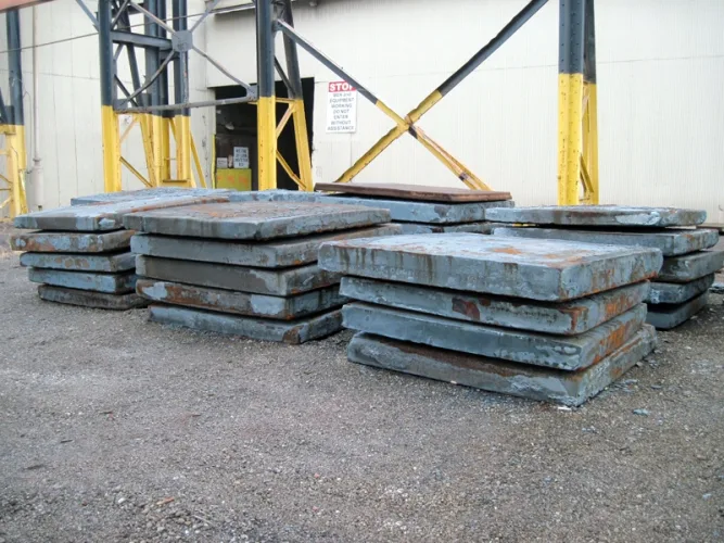 Photo #64 of EVRAZ CLAYMONT STEEL - COMPLETE 500,000TPY 160" STEEL PLATE MELTING, SLAB CASTING & PLATE ROLLING FACILITY - DAY #2