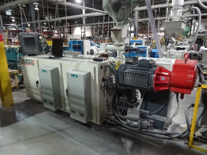 Photo #4 of PLASTIVAL, INC, A 160,000 SQ' MANUFACTURING PLANT FEATURING: LATE MODEL PLASTIC EXTRUSION LINES W/ ALL DOWNSTREAM EQUIPMENT/MOLDS FOR THE MANUFACTURE OF RAILING