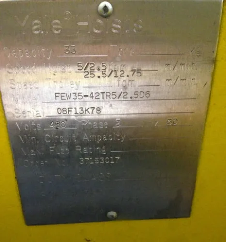 Photo #3 of BRAND NEW NEVER USED, EXPLOSION PROOF: 33-TON HECO PACIFIC TOP RIDING DOUBLE GIRDER BRIDGE CRANE & 5-TON HECO PACIFIC TOP RIDING DOUBLE GIRDER BRIDGE CRANE