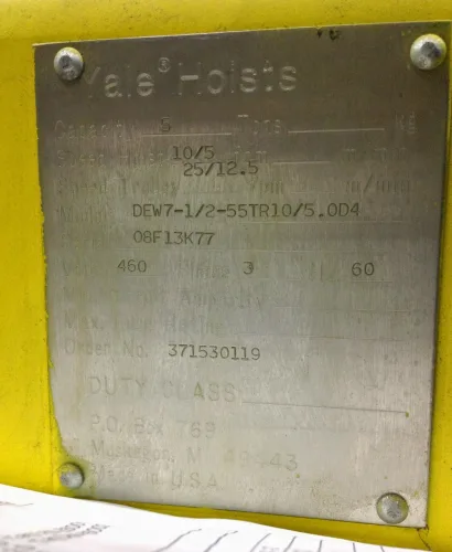 Photo #53 of BRAND NEW NEVER USED, EXPLOSION PROOF: 33-TON HECO PACIFIC TOP RIDING DOUBLE GIRDER BRIDGE CRANE & 5-TON HECO PACIFIC TOP RIDING DOUBLE GIRDER BRIDGE CRANE