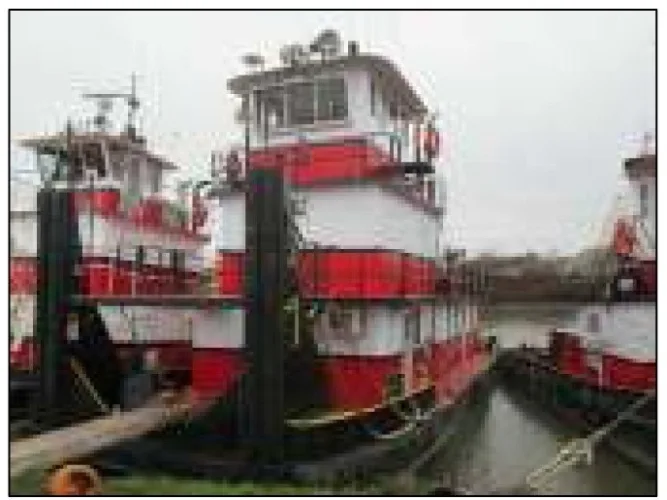 Photo #12 of BIG F MARINE: INLAND DREDGING FLEET, FEATURING: SUCTION DREDGE, PUSH-BOATS, CREW/TENDERS, SUPPORT BARGE & 50T CRANE