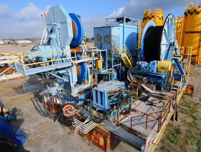 Photo #104 of MCDERMOTT INC.: FEATURING: RARE, HIGH QUALITY MARINE SERVICE EQUIPMENT; WINCHES; (2) RECONDITIONED AMERICAN 125 T. CRAWLER CRANES; PIPELINE SERVICE EQUIPMENT; FABRICATION & WELDING EQUIPMENT; ROLLING STOCK & MUCH MORE!