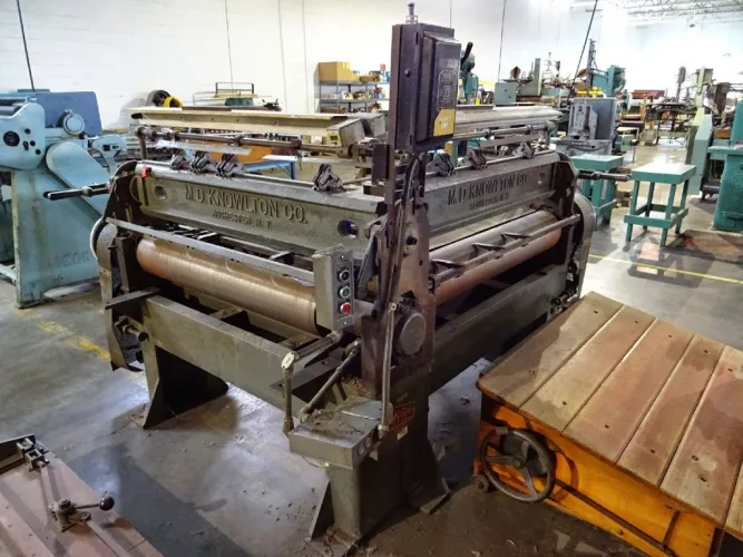 Photo #36 of THE FORMER ASSETS OF WELLMAN CONTAINER CORP - COMPLETE CORRUGATED CARDBOARD BOX MANUFACTURING & PRINTING FACILITY INCLUDING: CORRUGATED PRINTERS, DIE CUTTERS, SLITTERS, BOX FOLDING LINES & MORE