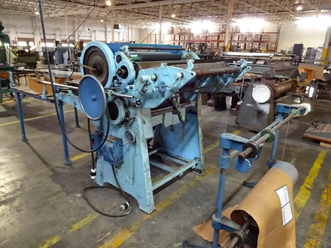 Photo #37 of THE FORMER ASSETS OF WELLMAN CONTAINER CORP - COMPLETE CORRUGATED CARDBOARD BOX MANUFACTURING & PRINTING FACILITY INCLUDING: CORRUGATED PRINTERS, DIE CUTTERS, SLITTERS, BOX FOLDING LINES & MORE