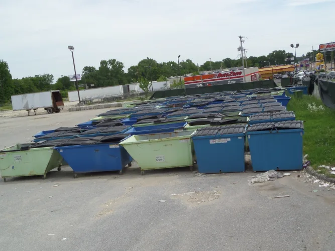 Photo #65 of ASSETS FORMERLY OF INTERNATIONAL PAPER COMPANY, FEATURING: 2006 MACPRESSE BALER, ALLEGHENY-WAGNER PAPER SHREDDER, (2) INTERNATIONAL TRACTORS, (19) OVER THE ROAD TRAILERS - STOUGHTON, GREAT DANE, WABASH & FREUHAUF, 100's OF BINS/DUMPSTERS & MUCH MORE