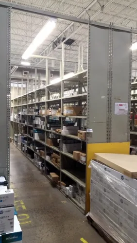 Photo #4 of SHORT NOTICE 2-DAY ONLINE AUCTION: FORMER OFFICE DEPOT DISTRIBUTION CENTER, FEATURING: INTERLAKE PALLET RACKING, SHELVING, CROWN FORKLIFTS, ELECTRIC PALLET JACKS, (4) BATTERY CHARGERS, (2) COMPACTORS & MORE