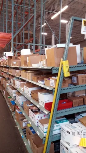 Photo #9 of SHORT NOTICE 2-DAY ONLINE AUCTION: FORMER OFFICE DEPOT DISTRIBUTION CENTER, FEATURING: INTERLAKE PALLET RACKING, SHELVING, CROWN FORKLIFTS, ELECTRIC PALLET JACKS, (4) BATTERY CHARGERS, (2) COMPACTORS & MORE
