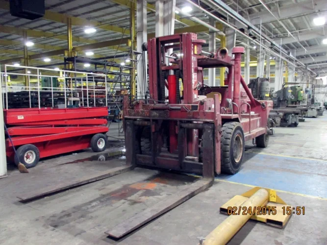 Photo #7 of NO LONGER REQUIRED IN THE ONGOING OPERATIONS OF AMERICAN MEAT EQUIPMENT: MATTISON ROTARY SURFACE GRINDER, BIG RED FORK LIFT, FELLOWS & CHURCHILL GEAR EQUIPMENT, FABRICATION, MACHINE SHOP, PLANT SUPPORT & MAINTENANCE EQUIPMENT