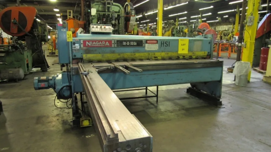 Photo #1 of SURPLUS ASSETS FORMERLY OF RUBBERMAID PRODUCTS, INCLUDING: RAS FLEXIBEND CNC FOLDER, MINSTER PIECEMAKER HIGH SPEED PRESS, HPM TRIPLE ACTION HYDRAULIC PRESS, NIAGARA POWER SQUARING SHEAR, SPOT WELDERS, (2) TCM FORKLIFTS, (8) MILFORD & TOWNSEND RIVET