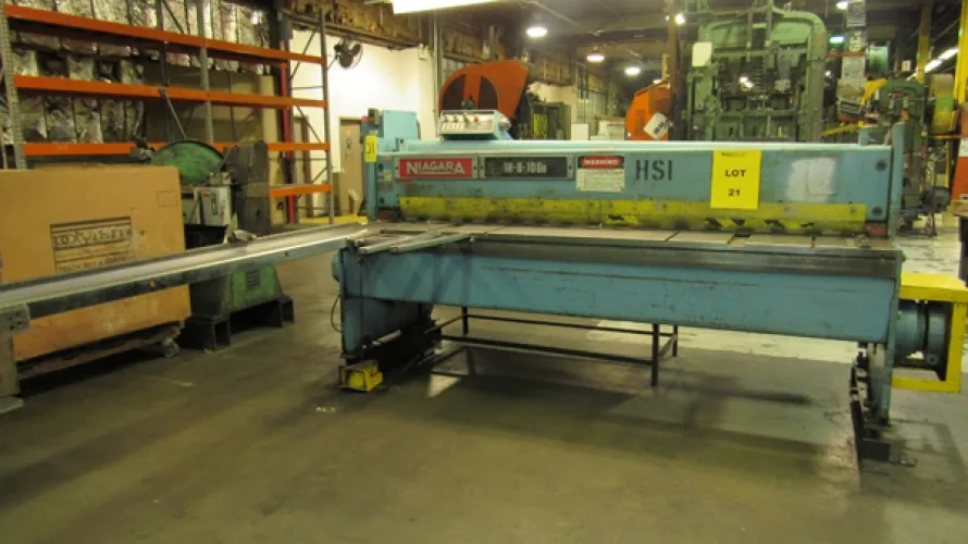 Photo #2 of SURPLUS ASSETS FORMERLY OF RUBBERMAID PRODUCTS, INCLUDING: RAS FLEXIBEND CNC FOLDER, MINSTER PIECEMAKER HIGH SPEED PRESS, HPM TRIPLE ACTION HYDRAULIC PRESS, NIAGARA POWER SQUARING SHEAR, SPOT WELDERS, (2) TCM FORKLIFTS, (8) MILFORD & TOWNSEND RIVET