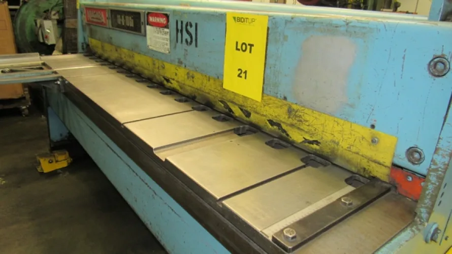 Photo #4 of SURPLUS ASSETS FORMERLY OF RUBBERMAID PRODUCTS, INCLUDING: RAS FLEXIBEND CNC FOLDER, MINSTER PIECEMAKER HIGH SPEED PRESS, HPM TRIPLE ACTION HYDRAULIC PRESS, NIAGARA POWER SQUARING SHEAR, SPOT WELDERS, (2) TCM FORKLIFTS, (8) MILFORD & TOWNSEND RIVET