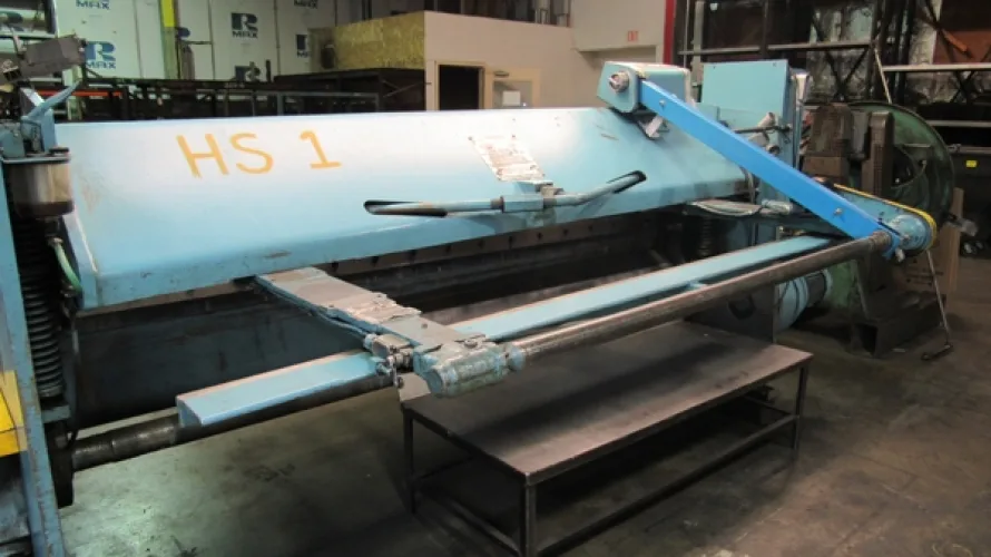 Photo #7 of SURPLUS ASSETS FORMERLY OF RUBBERMAID PRODUCTS, INCLUDING: RAS FLEXIBEND CNC FOLDER, MINSTER PIECEMAKER HIGH SPEED PRESS, HPM TRIPLE ACTION HYDRAULIC PRESS, NIAGARA POWER SQUARING SHEAR, SPOT WELDERS, (2) TCM FORKLIFTS, (8) MILFORD & TOWNSEND RIVET