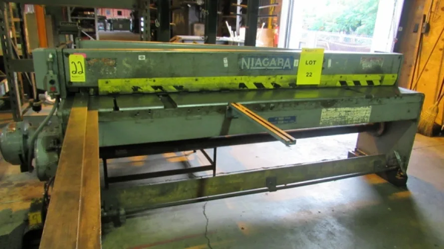 Photo #12 of SURPLUS ASSETS FORMERLY OF RUBBERMAID PRODUCTS, INCLUDING: RAS FLEXIBEND CNC FOLDER, MINSTER PIECEMAKER HIGH SPEED PRESS, HPM TRIPLE ACTION HYDRAULIC PRESS, NIAGARA POWER SQUARING SHEAR, SPOT WELDERS, (2) TCM FORKLIFTS, (8) MILFORD & TOWNSEND RIVET