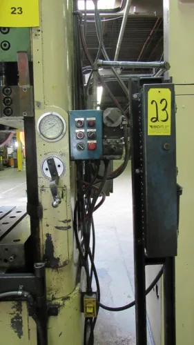Photo #19 of SURPLUS ASSETS FORMERLY OF RUBBERMAID PRODUCTS, INCLUDING: RAS FLEXIBEND CNC FOLDER, MINSTER PIECEMAKER HIGH SPEED PRESS, HPM TRIPLE ACTION HYDRAULIC PRESS, NIAGARA POWER SQUARING SHEAR, SPOT WELDERS, (2) TCM FORKLIFTS, (8) MILFORD & TOWNSEND RIVET