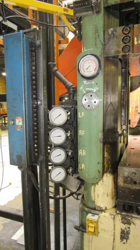 Photo #21 of SURPLUS ASSETS FORMERLY OF RUBBERMAID PRODUCTS, INCLUDING: RAS FLEXIBEND CNC FOLDER, MINSTER PIECEMAKER HIGH SPEED PRESS, HPM TRIPLE ACTION HYDRAULIC PRESS, NIAGARA POWER SQUARING SHEAR, SPOT WELDERS, (2) TCM FORKLIFTS, (8) MILFORD & TOWNSEND RIVET