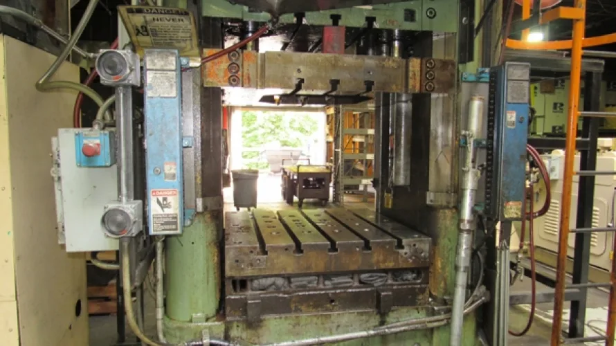 Photo #23 of SURPLUS ASSETS FORMERLY OF RUBBERMAID PRODUCTS, INCLUDING: RAS FLEXIBEND CNC FOLDER, MINSTER PIECEMAKER HIGH SPEED PRESS, HPM TRIPLE ACTION HYDRAULIC PRESS, NIAGARA POWER SQUARING SHEAR, SPOT WELDERS, (2) TCM FORKLIFTS, (8) MILFORD & TOWNSEND RIVET