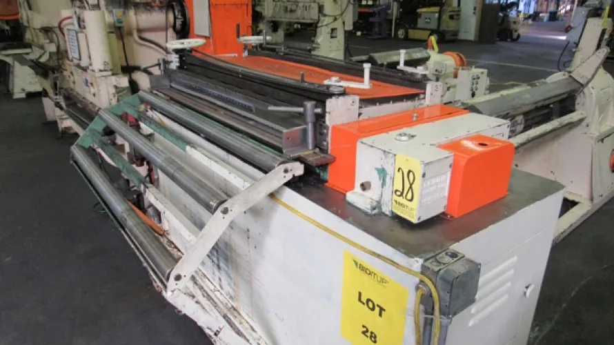 Photo #26 of SURPLUS ASSETS FORMERLY OF RUBBERMAID PRODUCTS, INCLUDING: RAS FLEXIBEND CNC FOLDER, MINSTER PIECEMAKER HIGH SPEED PRESS, HPM TRIPLE ACTION HYDRAULIC PRESS, NIAGARA POWER SQUARING SHEAR, SPOT WELDERS, (2) TCM FORKLIFTS, (8) MILFORD & TOWNSEND RIVET