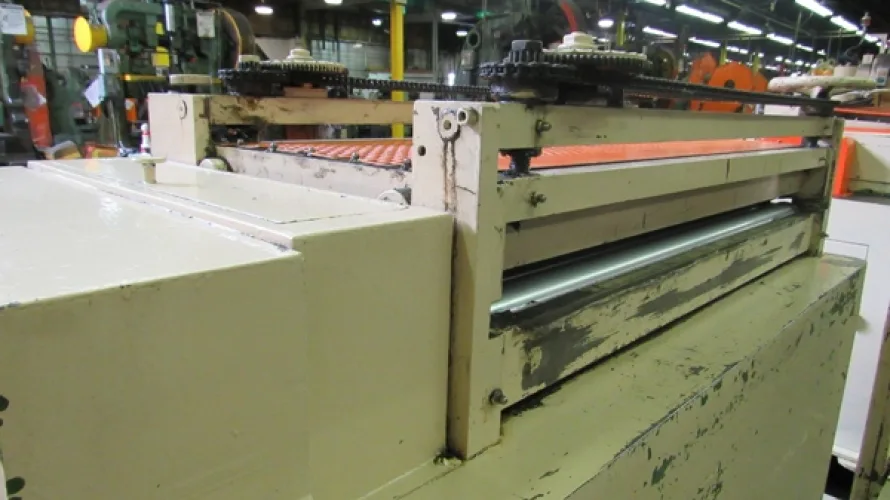 Photo #30 of SURPLUS ASSETS FORMERLY OF RUBBERMAID PRODUCTS, INCLUDING: RAS FLEXIBEND CNC FOLDER, MINSTER PIECEMAKER HIGH SPEED PRESS, HPM TRIPLE ACTION HYDRAULIC PRESS, NIAGARA POWER SQUARING SHEAR, SPOT WELDERS, (2) TCM FORKLIFTS, (8) MILFORD & TOWNSEND RIVET