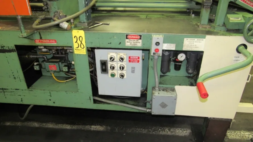 Photo #44 of SURPLUS ASSETS FORMERLY OF RUBBERMAID PRODUCTS, INCLUDING: RAS FLEXIBEND CNC FOLDER, MINSTER PIECEMAKER HIGH SPEED PRESS, HPM TRIPLE ACTION HYDRAULIC PRESS, NIAGARA POWER SQUARING SHEAR, SPOT WELDERS, (2) TCM FORKLIFTS, (8) MILFORD & TOWNSEND RIVET