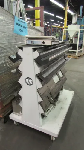 Photo #53 of SURPLUS ASSETS FORMERLY OF RUBBERMAID PRODUCTS, INCLUDING: RAS FLEXIBEND CNC FOLDER, MINSTER PIECEMAKER HIGH SPEED PRESS, HPM TRIPLE ACTION HYDRAULIC PRESS, NIAGARA POWER SQUARING SHEAR, SPOT WELDERS, (2) TCM FORKLIFTS, (8) MILFORD & TOWNSEND RIVET
