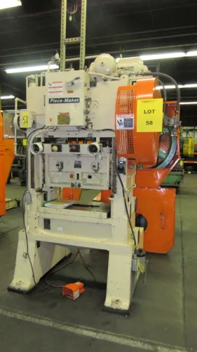 Photo #54 of SURPLUS ASSETS FORMERLY OF RUBBERMAID PRODUCTS, INCLUDING: RAS FLEXIBEND CNC FOLDER, MINSTER PIECEMAKER HIGH SPEED PRESS, HPM TRIPLE ACTION HYDRAULIC PRESS, NIAGARA POWER SQUARING SHEAR, SPOT WELDERS, (2) TCM FORKLIFTS, (8) MILFORD & TOWNSEND RIVET