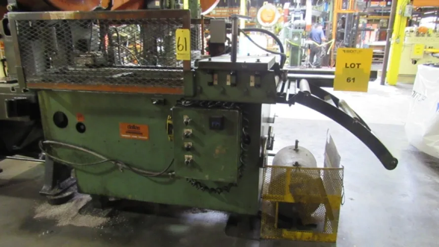 Photo #61 of SURPLUS ASSETS FORMERLY OF RUBBERMAID PRODUCTS, INCLUDING: RAS FLEXIBEND CNC FOLDER, MINSTER PIECEMAKER HIGH SPEED PRESS, HPM TRIPLE ACTION HYDRAULIC PRESS, NIAGARA POWER SQUARING SHEAR, SPOT WELDERS, (2) TCM FORKLIFTS, (8) MILFORD & TOWNSEND RIVET