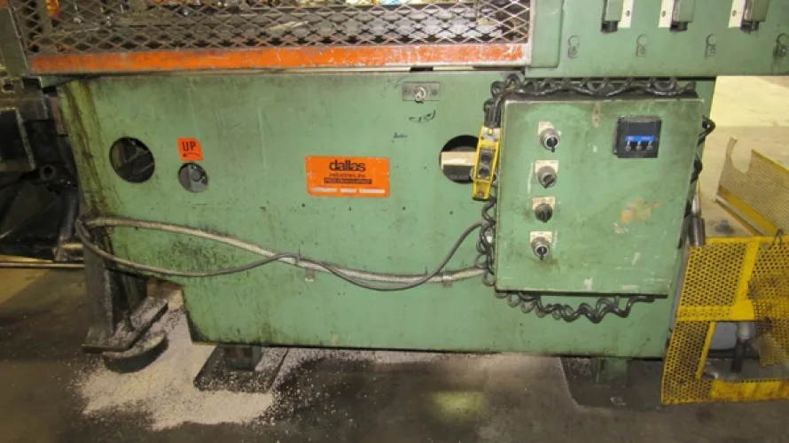 Photo #62 of SURPLUS ASSETS FORMERLY OF RUBBERMAID PRODUCTS, INCLUDING: RAS FLEXIBEND CNC FOLDER, MINSTER PIECEMAKER HIGH SPEED PRESS, HPM TRIPLE ACTION HYDRAULIC PRESS, NIAGARA POWER SQUARING SHEAR, SPOT WELDERS, (2) TCM FORKLIFTS, (8) MILFORD & TOWNSEND RIVET