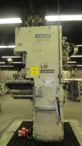Photo #67 of SURPLUS ASSETS FORMERLY OF RUBBERMAID PRODUCTS, INCLUDING: RAS FLEXIBEND CNC FOLDER, MINSTER PIECEMAKER HIGH SPEED PRESS, HPM TRIPLE ACTION HYDRAULIC PRESS, NIAGARA POWER SQUARING SHEAR, SPOT WELDERS, (2) TCM FORKLIFTS, (8) MILFORD & TOWNSEND RIVET